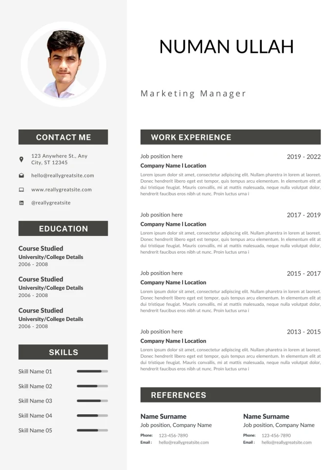 Resume Maker
CV writing